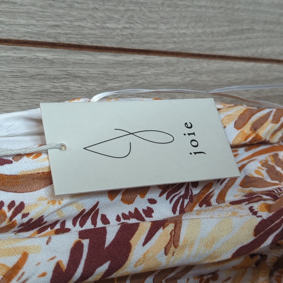 Joie Floral Halter Maxi Dress Large NEW - Picture 5 of 7